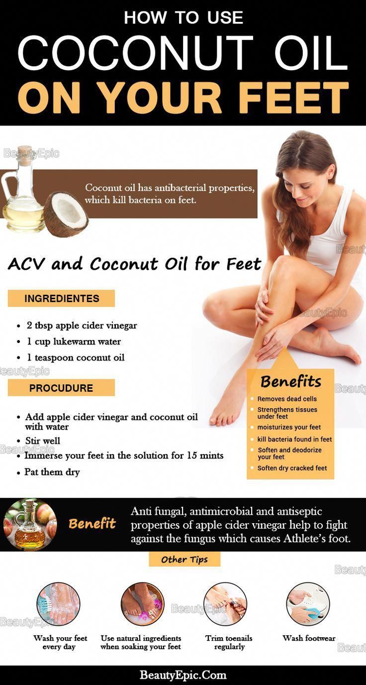 Coconut Oil for Feet - Why It's Good for Your Feet? -   10 fitness coconut oil ideas