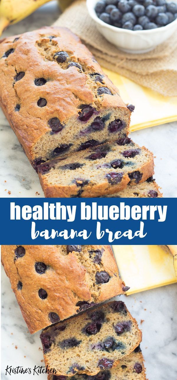 Healthy Blueberry Banana Bread -   10 healthy recipes Simple banana bread ideas