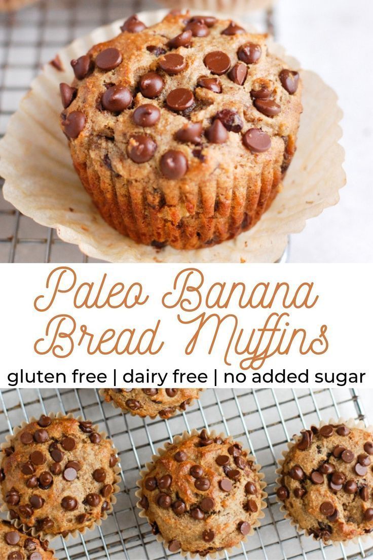 Paleo Banana Bread Muffins -   10 healthy recipes Simple banana bread ideas