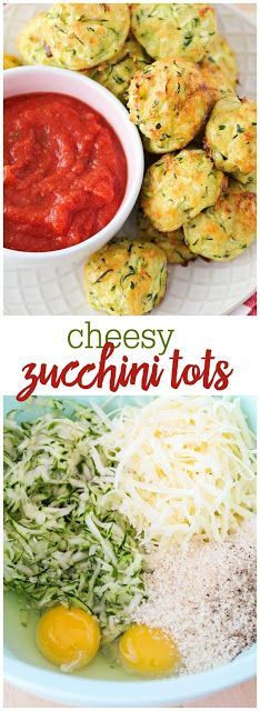Cheesy Zucchini Tots -   10 healthy recipes Vegetables bread crumbs ideas