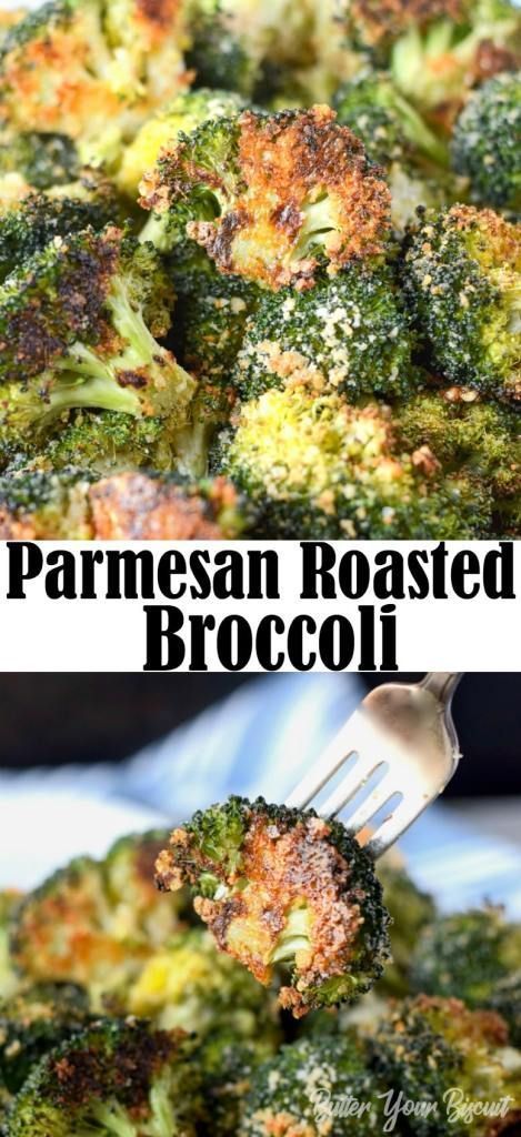 Parmesan Roasted Broccoli -   10 healthy recipes Vegetables bread crumbs ideas