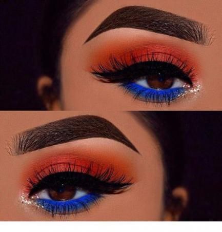 20 trendy makeup blue red -   10 makeup Blue morenas ideas