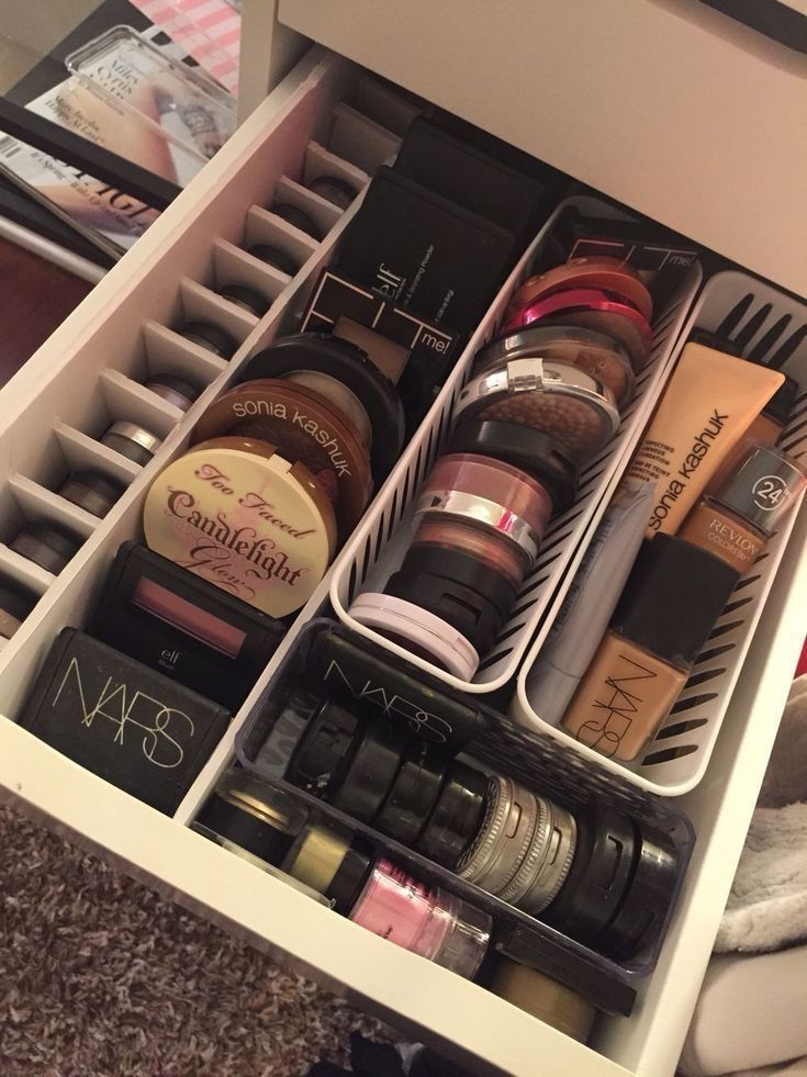 10 makeup Organization drawer ideas