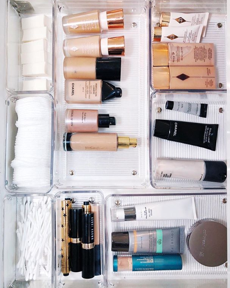 10 makeup Organization drawer ideas