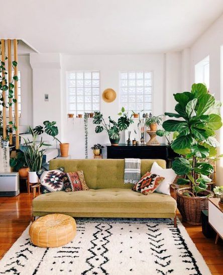 33+ Ideas For Living Room Decor Plants Lounges -   10 room decor Boho plants ideas