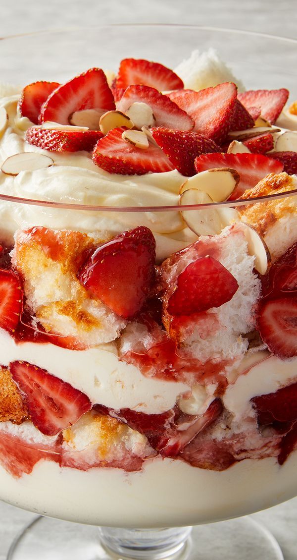 Strawberries and Cream Trifle -   11 cake Strawberry condensed milk ideas