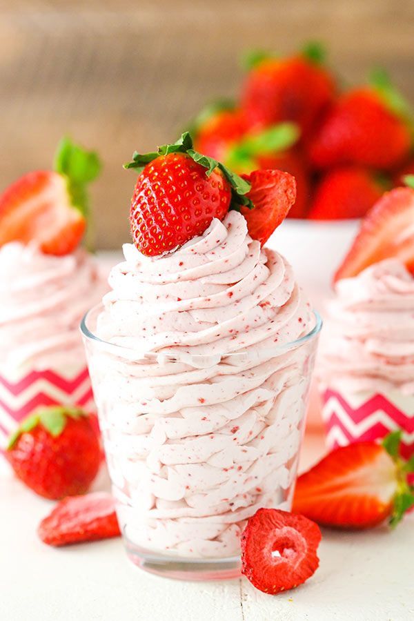 Stabilized Strawberry Whipped Cream (2 Ways) -   11 cake Strawberry whipped cream ideas