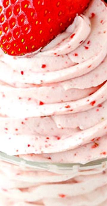 Stabilized Strawberry Whipped Cream (2 Ways) -   11 cake Strawberry whipped cream ideas