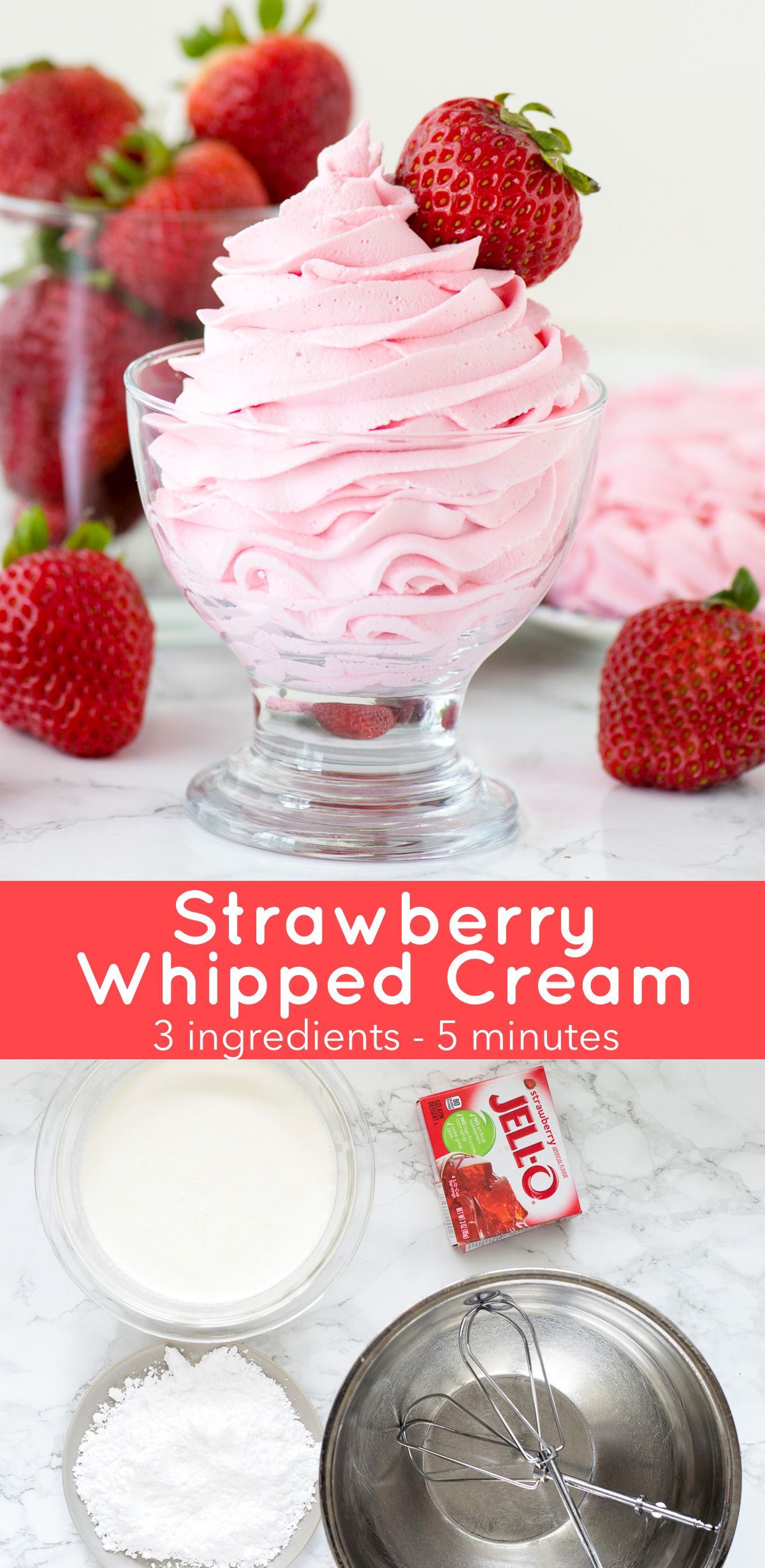 Strawberry Whipped Cream -   11 cake Strawberry whipped cream ideas