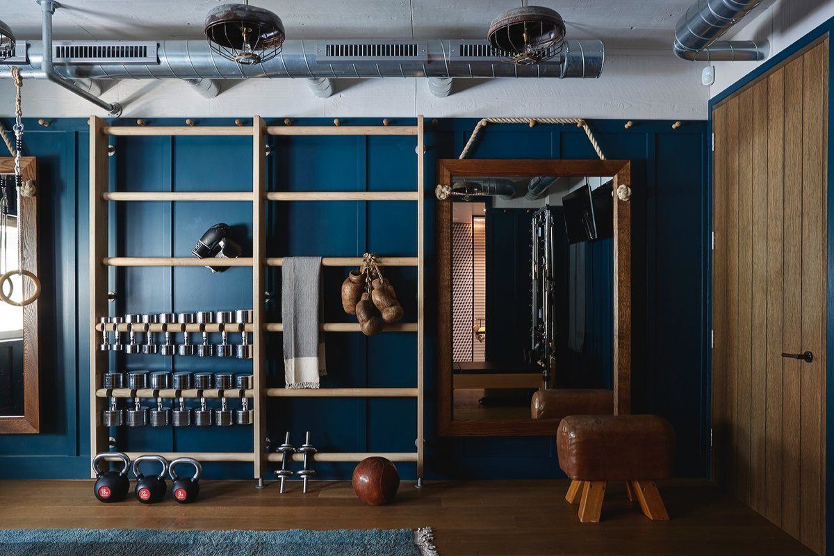 Home Gym Decor Ideas: 17 Flawless Fitness Rooms -   11 creative fitness Room ideas