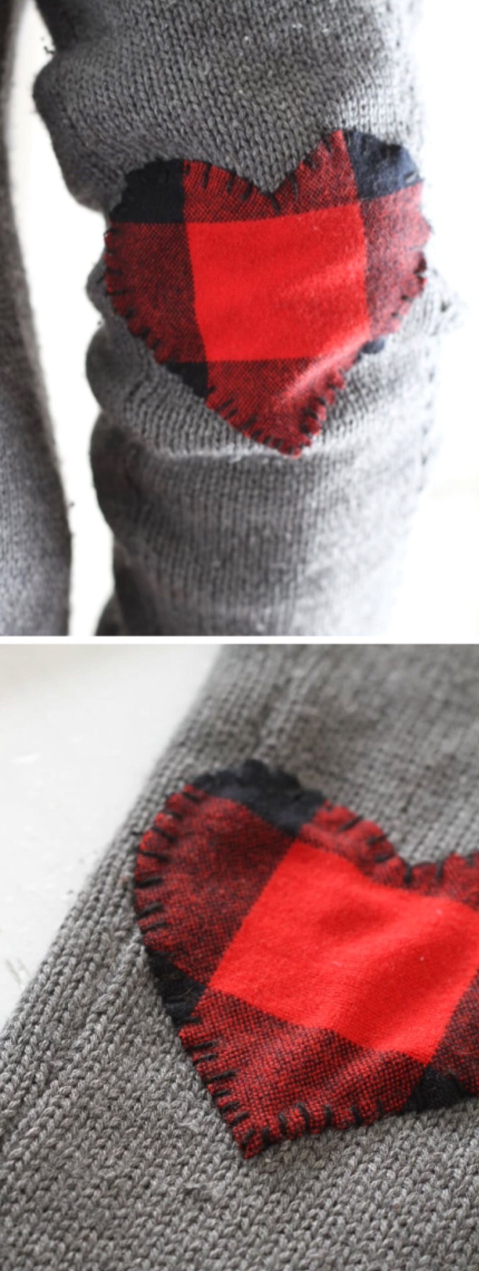 Wear Your Heart On Your Sleeve: DIY Elbow Patches -   11 DIY Clothes Sweater closet ideas