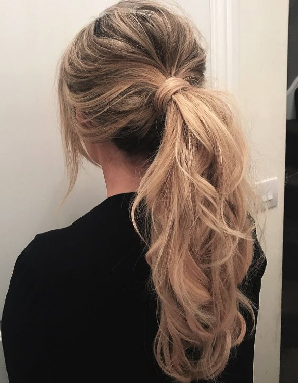 20 Most Easy Messy Ponytail Hairstyles -   11 hair Prom extensions ideas