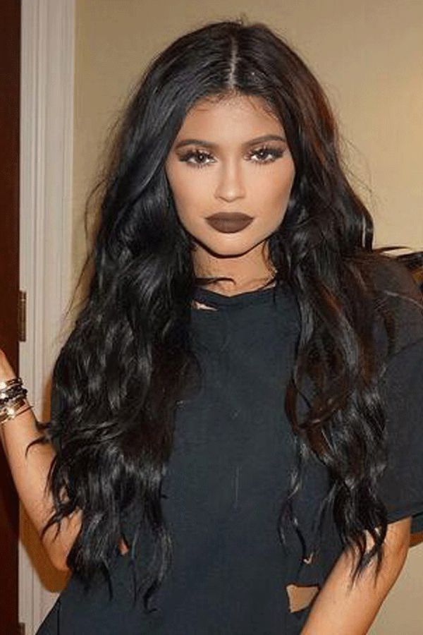 Kylie Jenner Long Wavy Lace Front Synthetic Hair Wig 24 Inches -   11 kylie jenner hair Long ideas