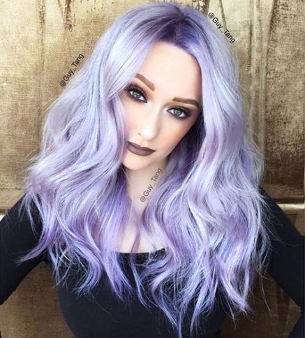Best makeup blue purple lavender hair 17 Ideas -   11 lavender hair Silver ideas
