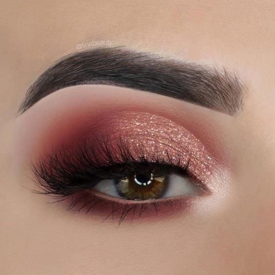 41 best pink gold makeup ideas to look like a goddess -   11 makeup Pink smokey ideas