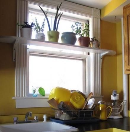 59+ Ideas Kitchen Sink Window Ideas Plants For 2019 -   11 plants Painting kitchens ideas