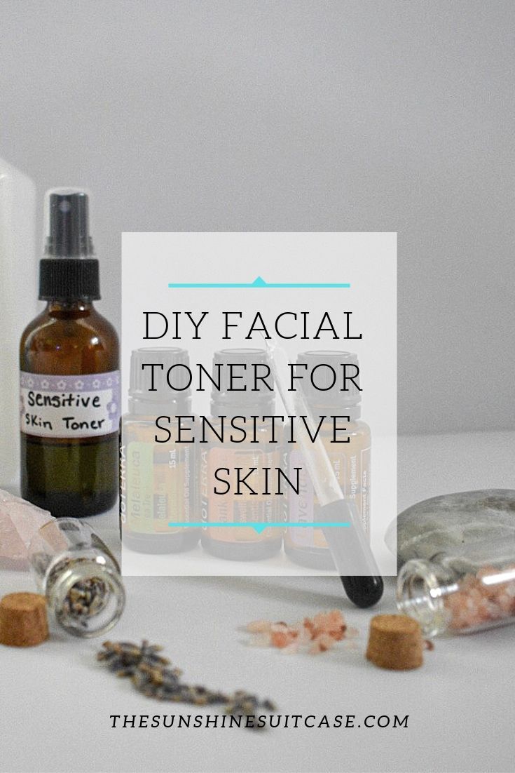 DIY Facial Toner for Sensitive Skin -   11 skin care DIY redness ideas