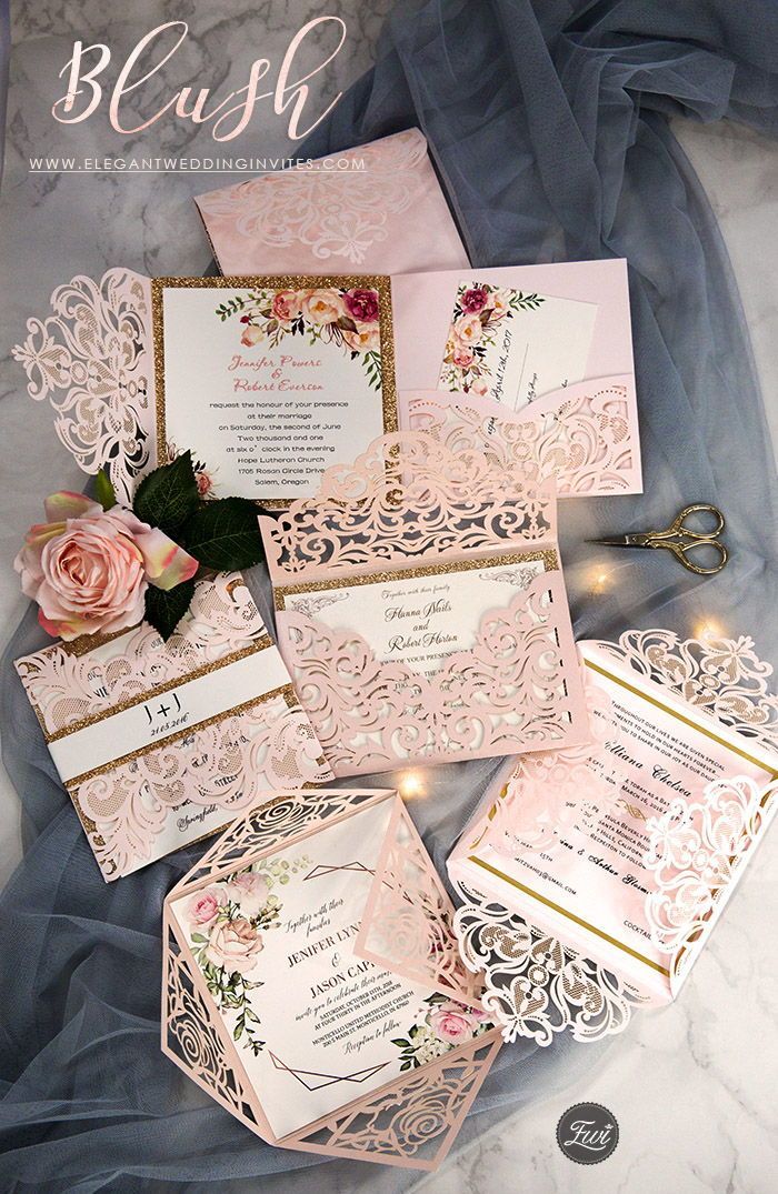 Top 20 Most Popular Pink Wedding Invitations from EWI -   11 wedding Dream invitations ideas