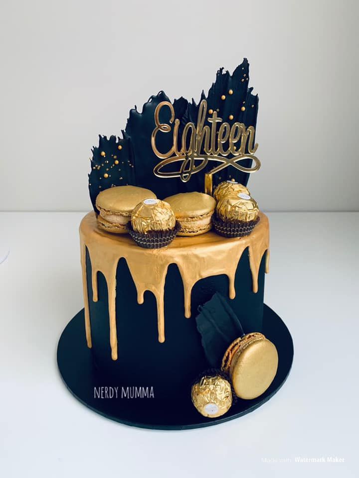 Top Black & Gold Cakes -   12 black cake Birthday ideas