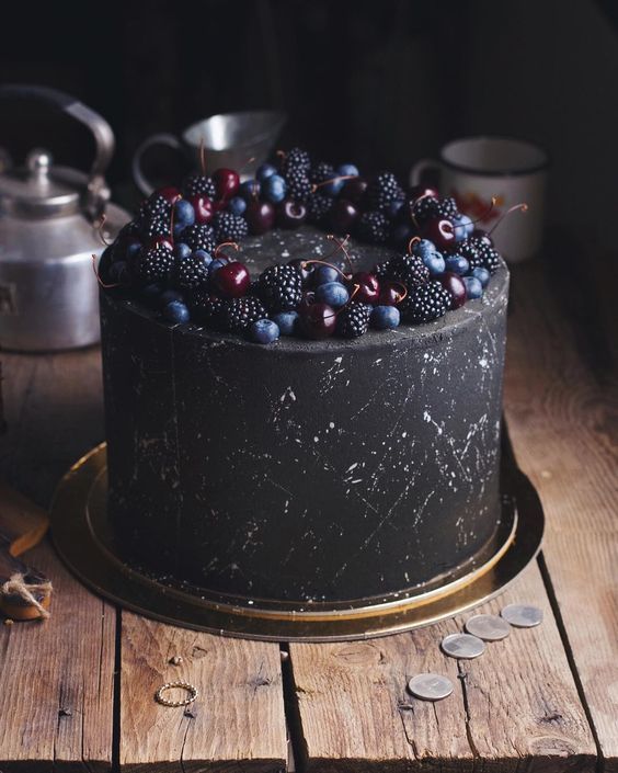 12 black cake Birthday ideas