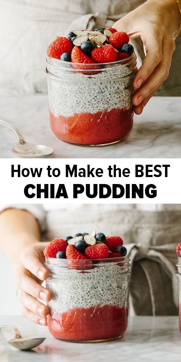 How to Make Chia Seed Pudding (vegan, paleo) -   12 healthy recipes Vegan chia seeds ideas