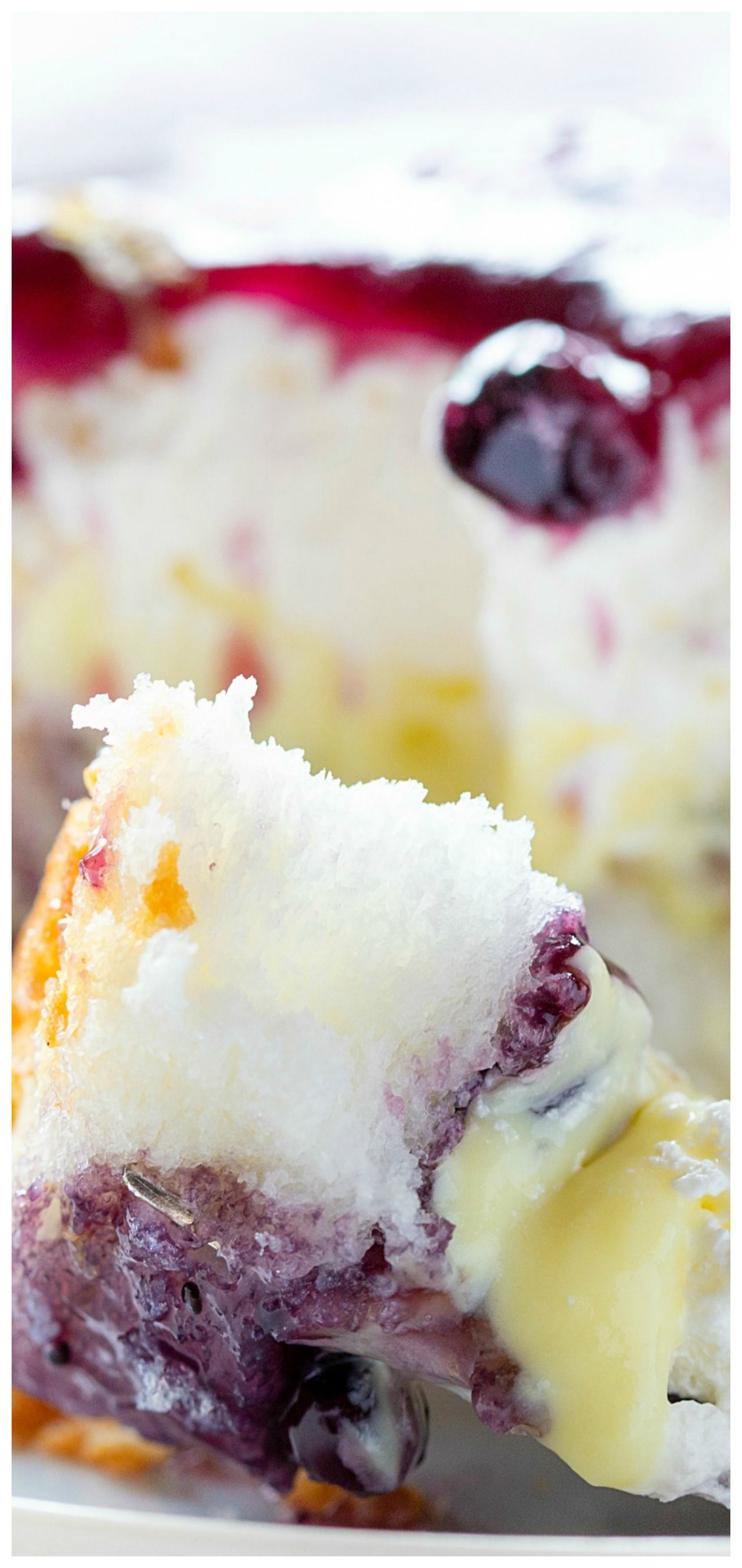 Blueberry Lemon Heaven Dessert -   12 lemon desserts Easy ideas