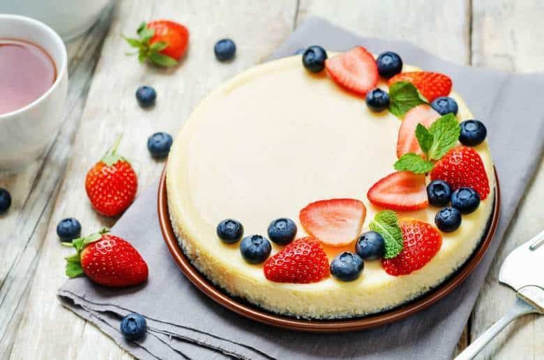 Sour Cream Cheesecake -   13 cake Fruit topping ideas