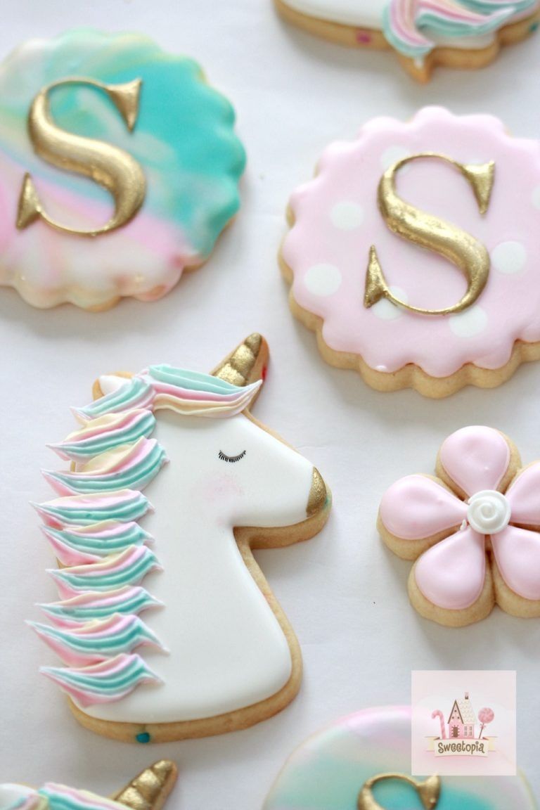 (Video) How to Decorate Simple Unicorn Cookies -   13 cake Unicorn simple ideas