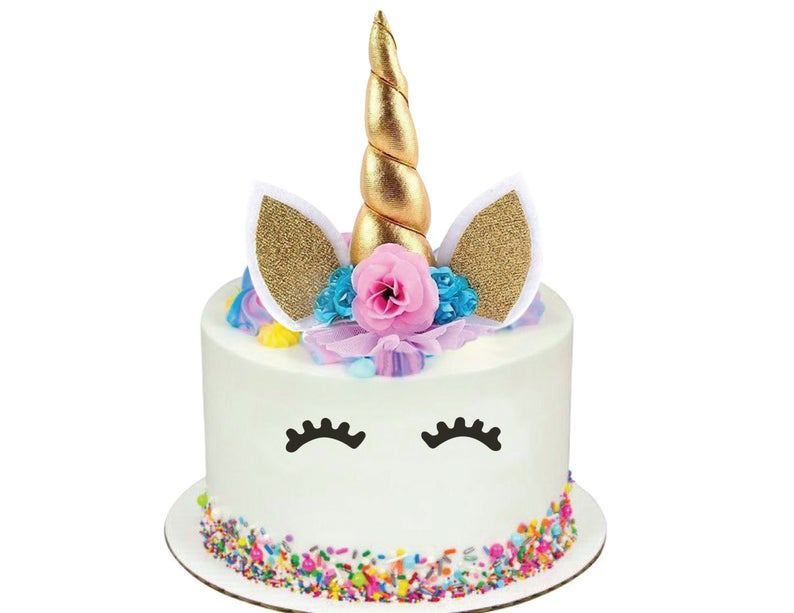 UNICORN Cake Topper, Unicorn Birthday, Unicorn Party Decorations for Birthday Party or Baby Shower -   13 cake Unicorn simple ideas