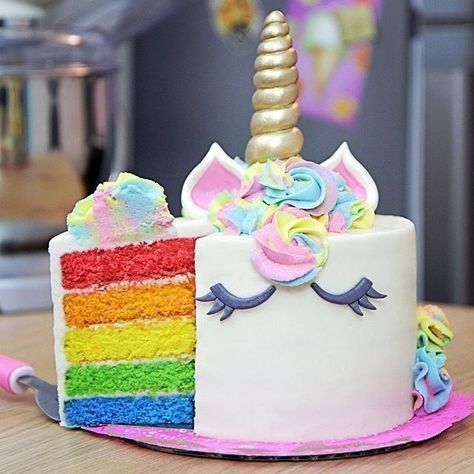 g?teau licorne -   13 cake Unicorn simple ideas