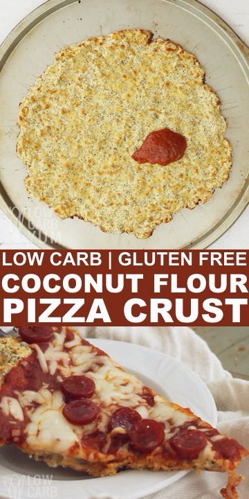 Coconut Flour Pizza Crust - Gluten Free -   13 diet Dinner coconut flour ideas