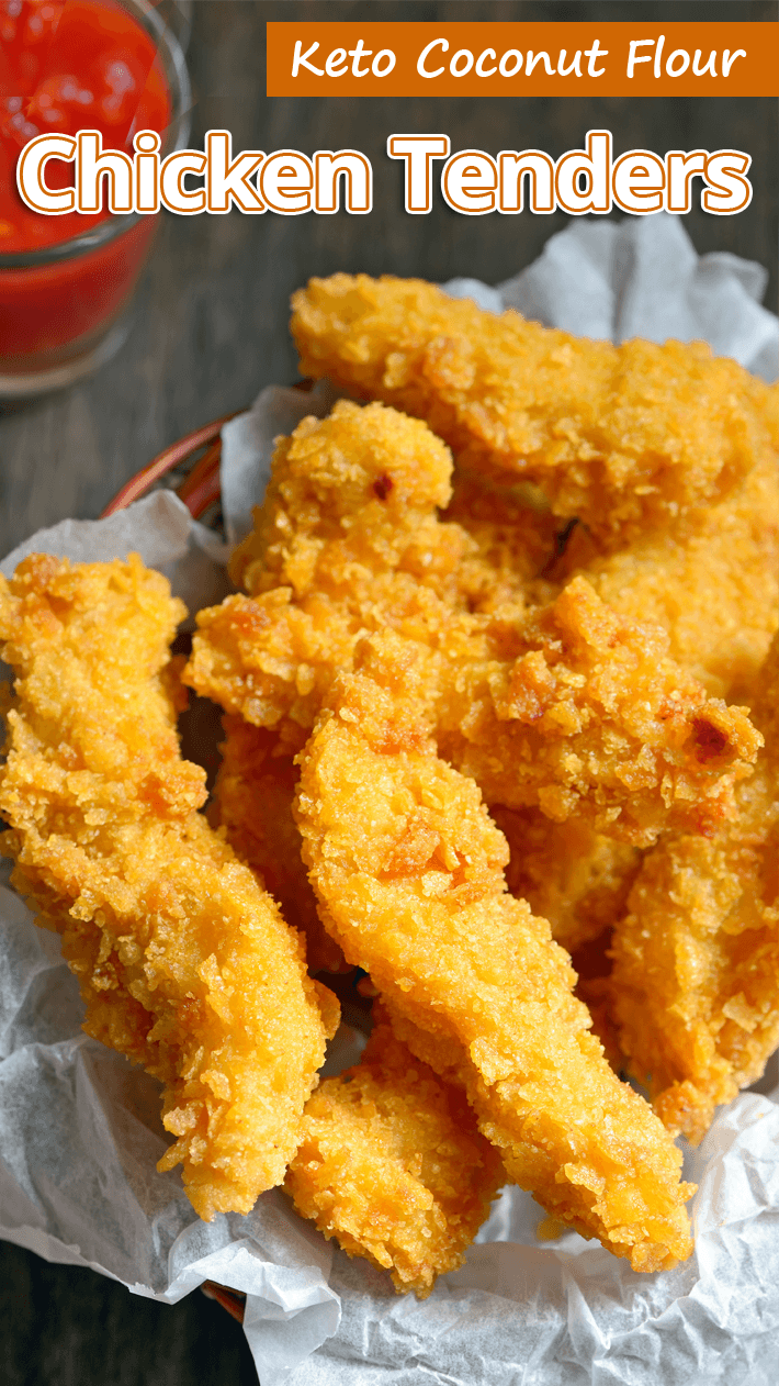 Keto Coconut Flour Chicken Tenders -   13 diet Dinner coconut flour ideas