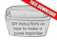 Easy Instructions on how to make your own Purse Organizer -   13 DIY Clothes Organizer fashion ideas