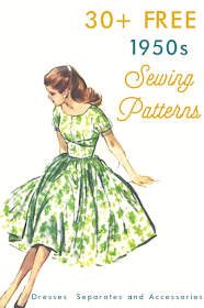 30+ Free 1950s Style Sewing Patterns -   13 diy projects Sewing style ideas