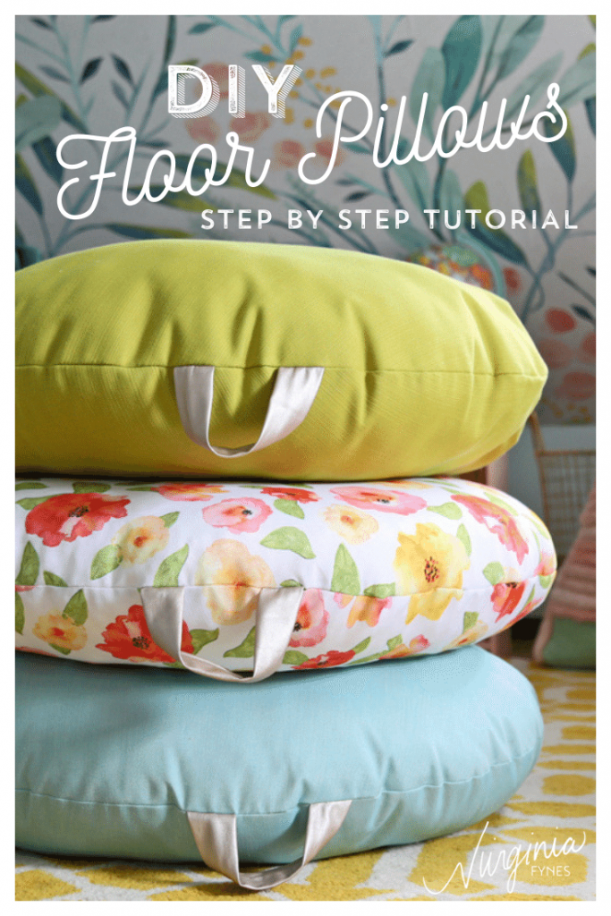 How to Sew a DIY Floor Pillow: a Step by Step Tutorial -   13 diy projects Sewing style ideas
