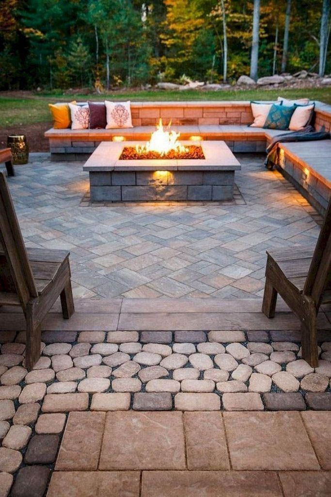 Inspiring DIY Fire Pit Plans & Ideas to Make S'mores with Your Family -   13 garden design Backyard fire pits ideas