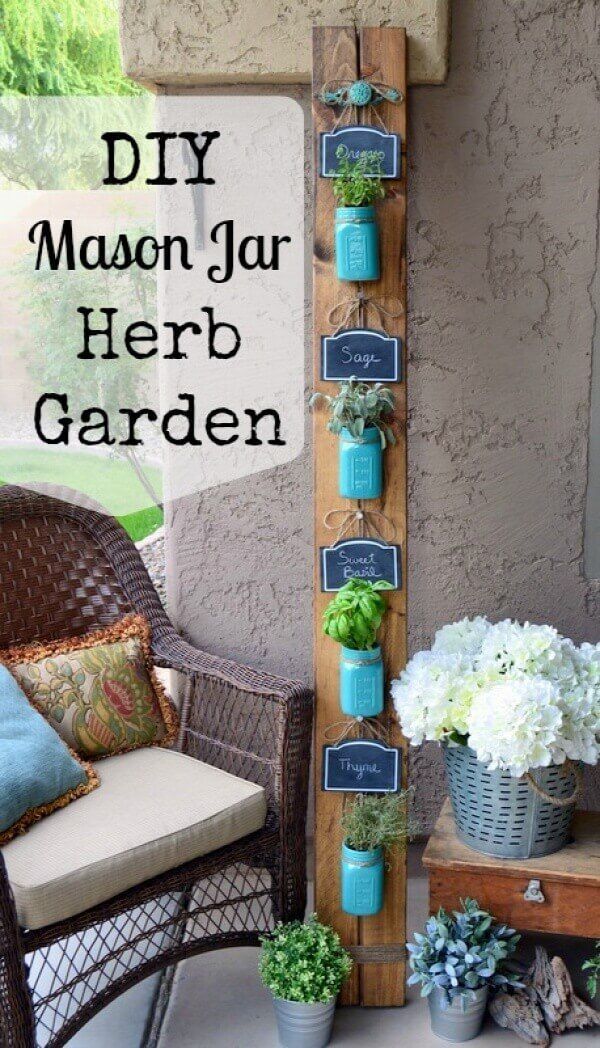 13 garden design Herb mason jars ideas