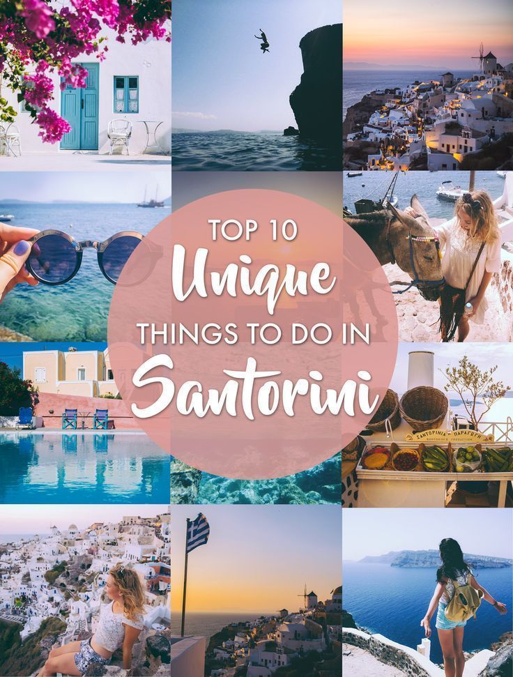 Top 10 UNIQUE things to do in Santorini -   13 holiday Places santorini greece ideas