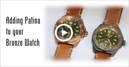 Adding Patina to a Bronze Watch (w BOLDR Oddysey Bronzegreen) -   13 makeup Bronze watches ideas