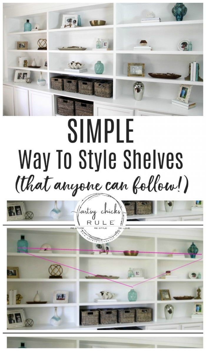 How To Style Shelves (simple decorating tips & ideas) -   13 room decor Shelves simple ideas