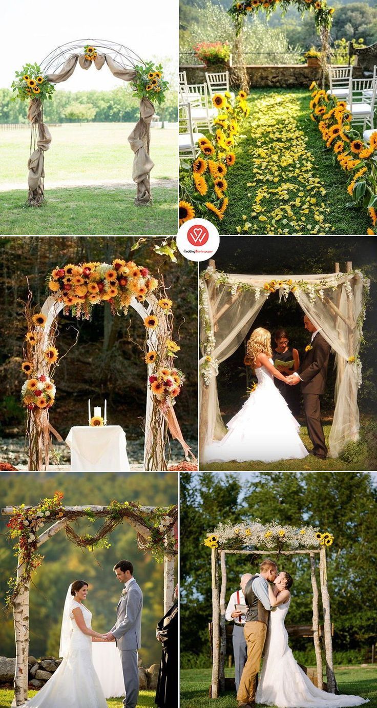 13 wedding Sunflower ideas