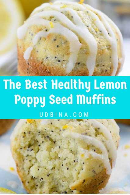 The Best Healthy Lemon Poppy Seed Muffins -   14 healthy recipes Desserts brunch food ideas