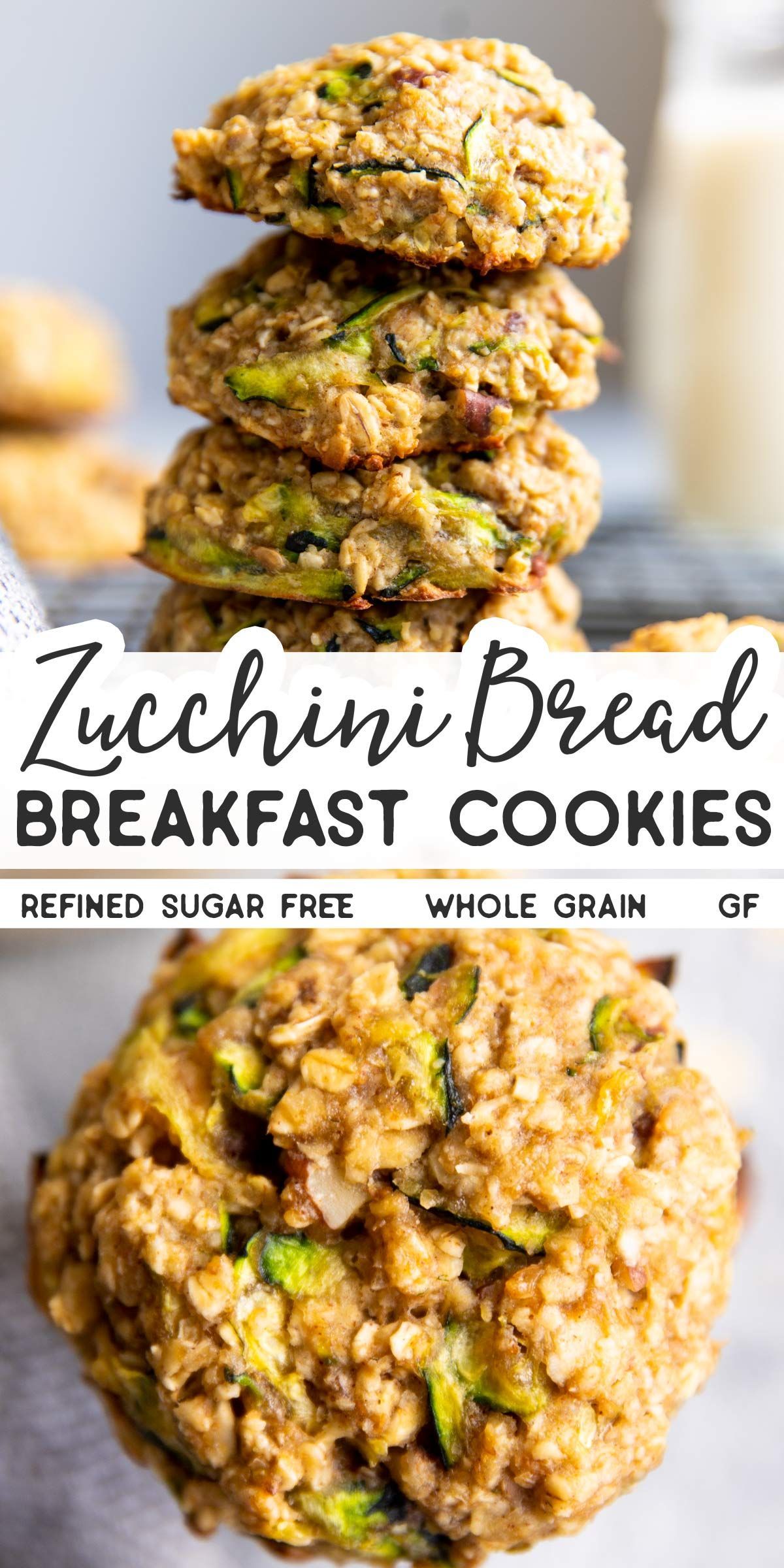 Zucchini Bread Breakfast Cookies -   14 healthy recipes Quick breakfast ideas