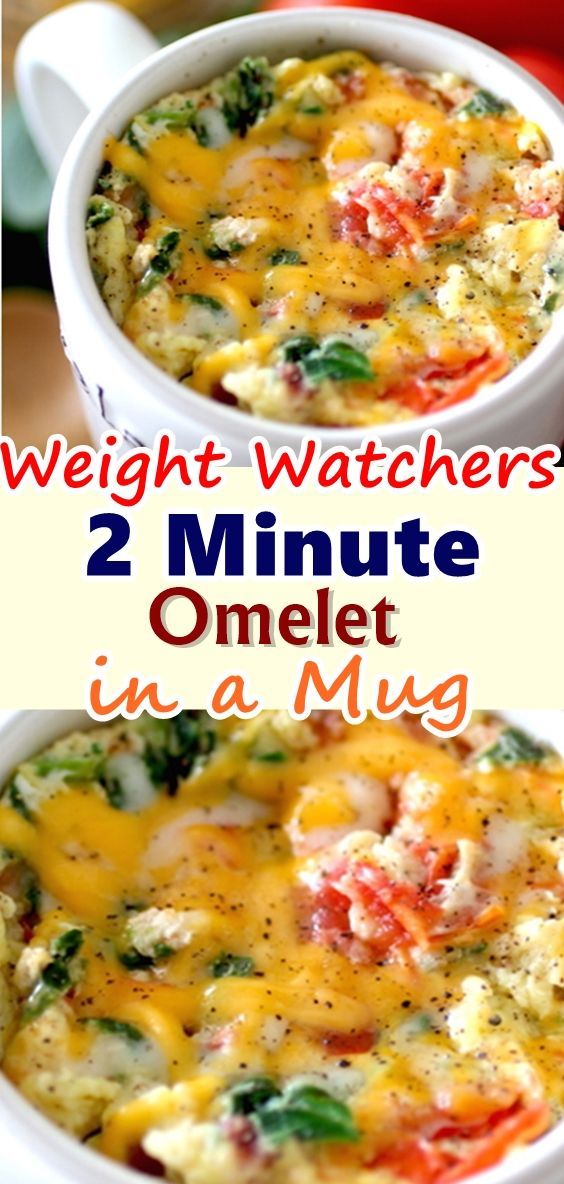 2 Minute Omelet in a Mug -   14 healthy recipes Quick breakfast ideas