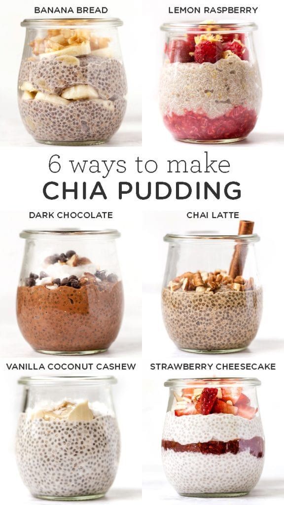 6 Ways to Make Healthy Chia Pudding -   14 healthy recipes Quick breakfast ideas