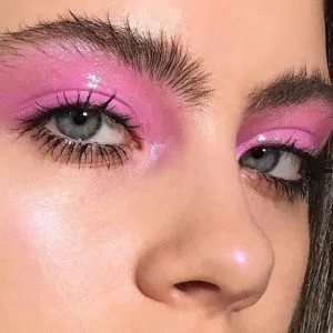 35 Pink Eye Makeup Looks -   14 makeup Colorful editorial ideas
