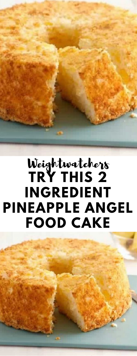 Try this 2 Ingredient Pineapple Angel Food Cake -   14 pineapple cake Cookies ideas