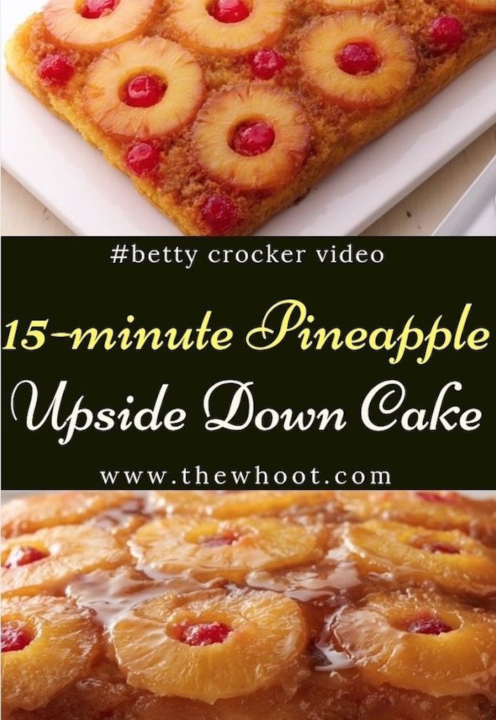 Pineapple Upside Down Cake Recipe {Video -   14 pineapple cake Cookies ideas