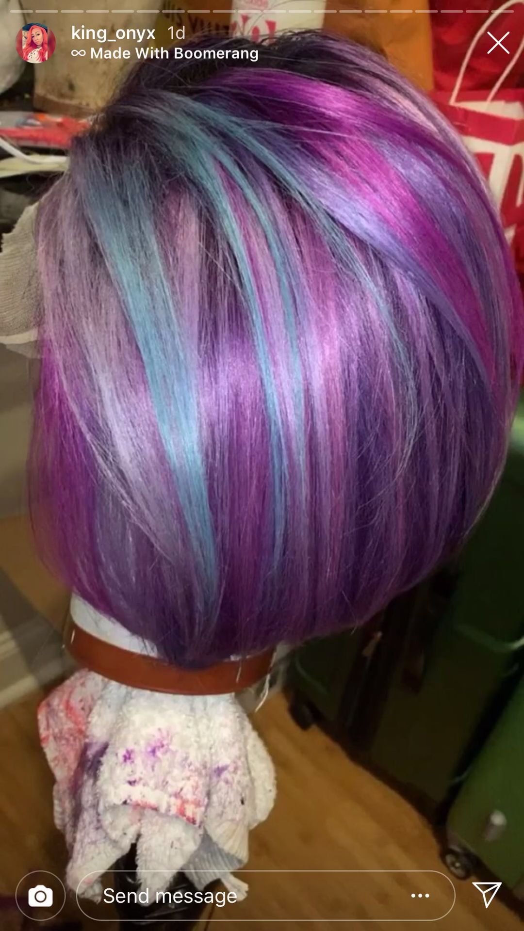 ONYX Jill Of All Trades (@king_onyx) • Instagram photos and videos -   14 purple hair Videos ideas