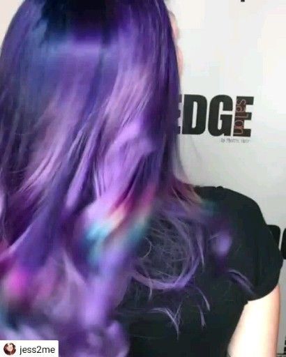 Purple Prism Hair by Jess @theedgesalontpa. -   14 purple hair Videos ideas